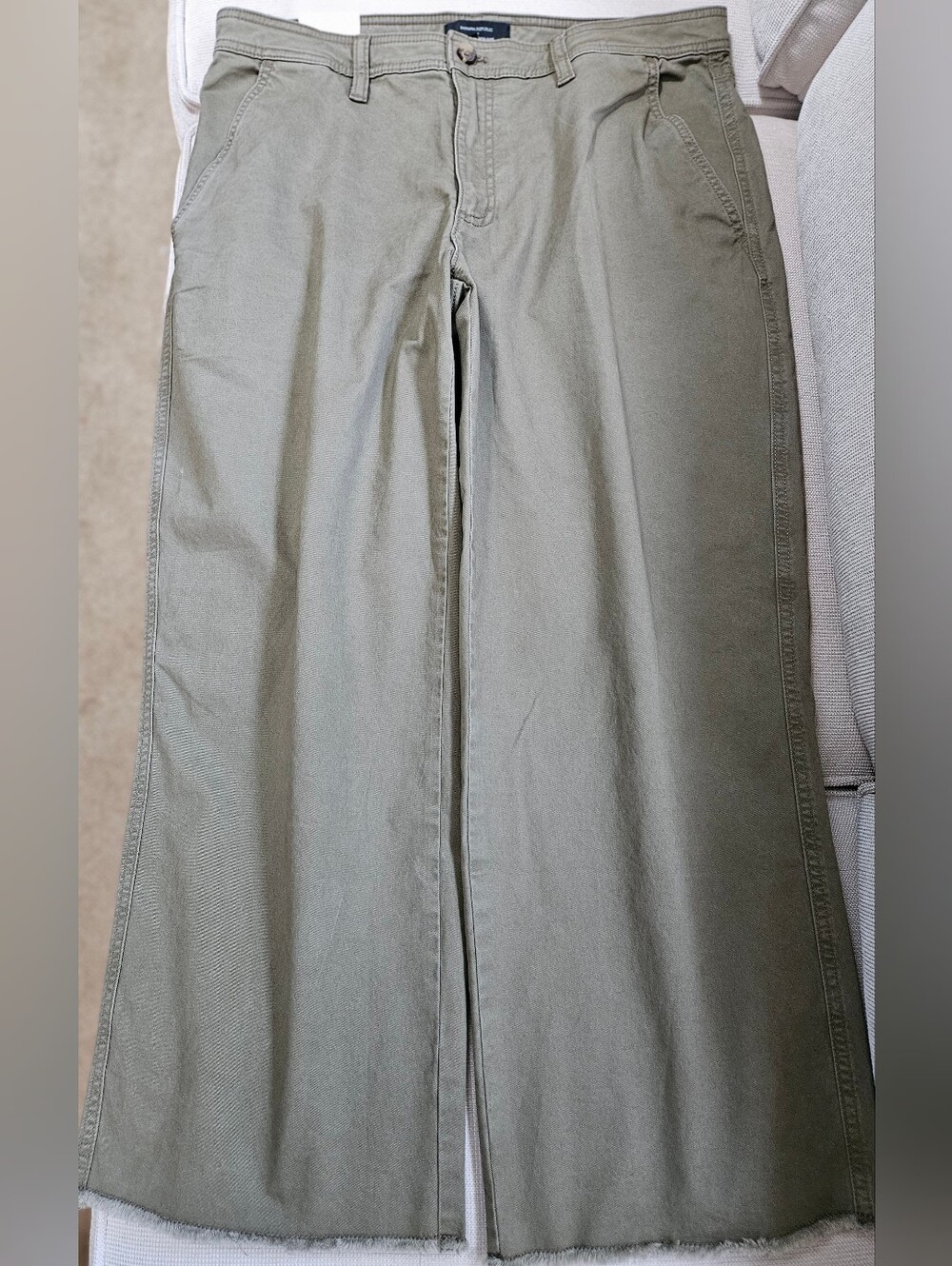 Banana Republic NWT Wide-Leg High-Rise Cropped Chino 12